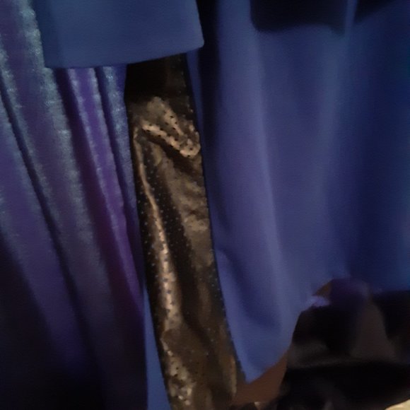 Midnight Velvet Blue & Black 2 pc Suit - Picture 5 of 12
